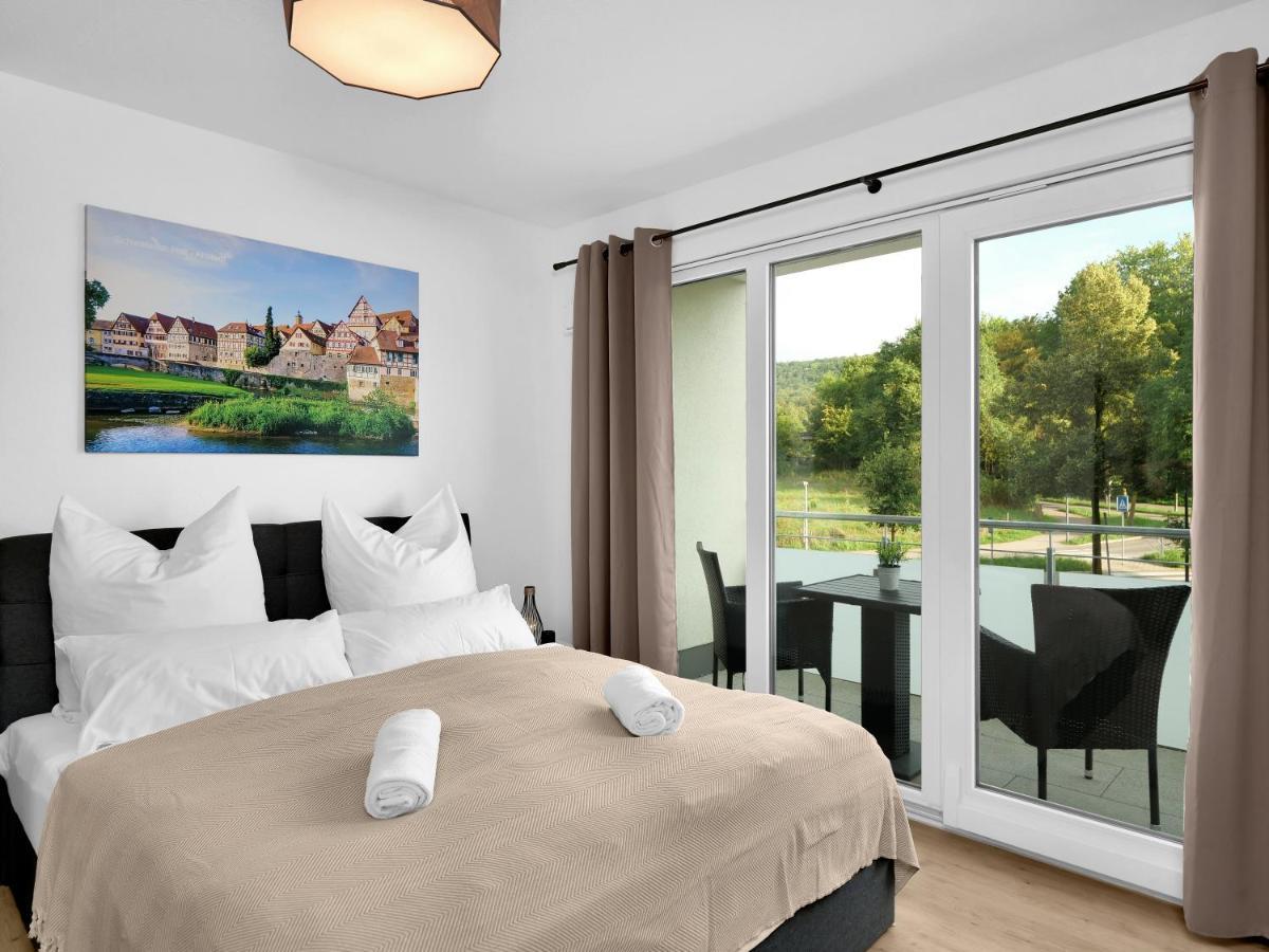 Inhome Studio Apartment - Kueche - Parken - Tv Schwabisch Hall Bagian luar foto
