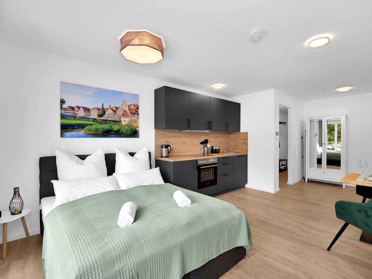 Inhome Studio Apartment - Kueche - Parken - Tv Schwabisch Hall Bagian luar foto