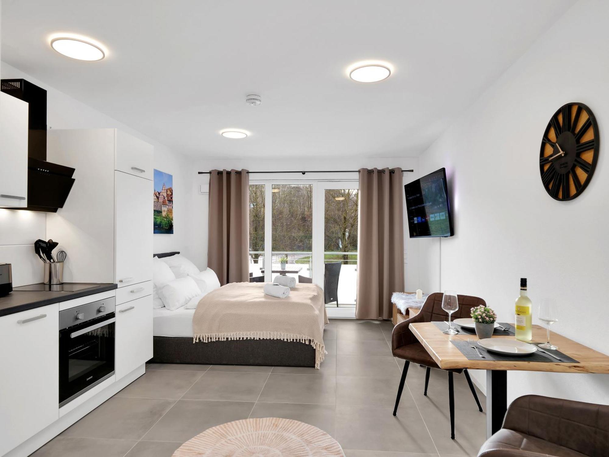 Inhome Studio Apartment - Kueche - Parken - Tv Schwabisch Hall Bagian luar foto