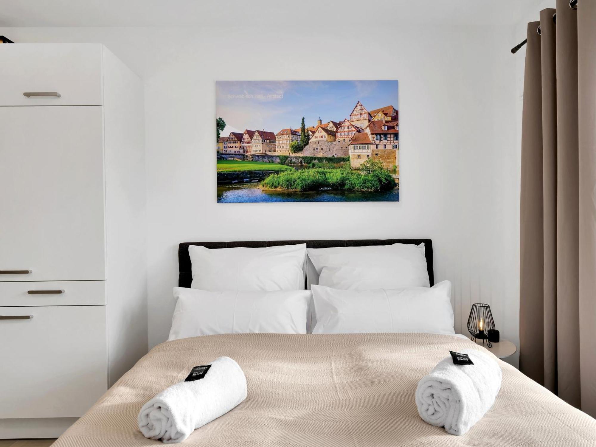 Inhome Studio Apartment - Kueche - Parken - Tv Schwabisch Hall Bagian luar foto